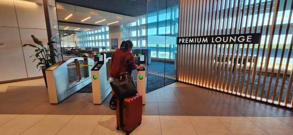 Entrada sala Vip da Brightline