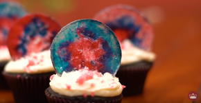 Ágata cupcake: aprenda a fazer uma pedra preciosa comestível!