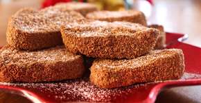 Rabanada vegana, sem glúten e assada