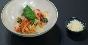 Receita do MasterChef: Faça em casa espaguete com panceta e bacon