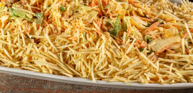 O salpicão vegetariano que surpreende até quem ama frango