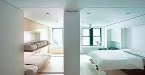 Arquitetos desenvolvem apartamento de 37 m² com sete cômodos