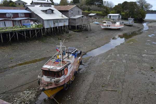 A ilha Mechuque é caracterizada por suas casas de palafitas casas, uma das principais atrações 