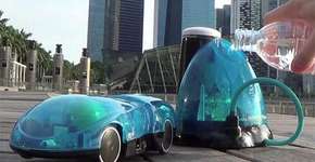 Ao invés de pilhas, carro de controle remoto utiliza água como fonte de energia