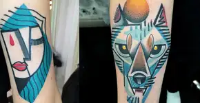 Tatuador se inspira em Picasso para fazer tatuagens incríveis