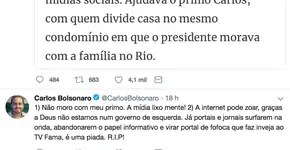 Carlos Bolsonaro nega insinuação de que é gay e ataca Antagonista