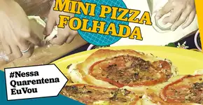MINIPIZZA FOLHADA | Jeito fácil de preparar pizza em casa