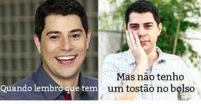 Evaristo Costa comemora feriado prolongado e vira meme na web