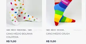 Adora meias? Loja tem modelos estilosos por menos de R$ 13