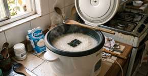 Os japoneses concordam: “Para deixar o arroz mais soltinho e saboroso, o segredo é adicionar uma pequena pedra de kombu na água do cozimento”