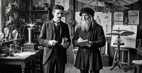 Nikola Tesla, inventor sérvio-americano e Leonardo da Vinci, artista e cientista italiano: “A mente que se abre a uma nova ideia jamais volta ao seu tamanho original.”