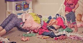 Maternidade real: imagens retratam situações do cotidiano com bom humor