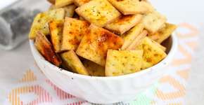 Biscoito temperado fácil e prático