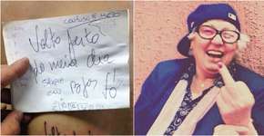 Jovem tatua último bilhete que a vó deixou para ele antes de morrer