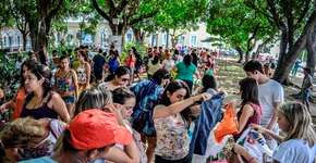 1ª Feira Grátis da Gratidão mobiliza praça de Fortaleza