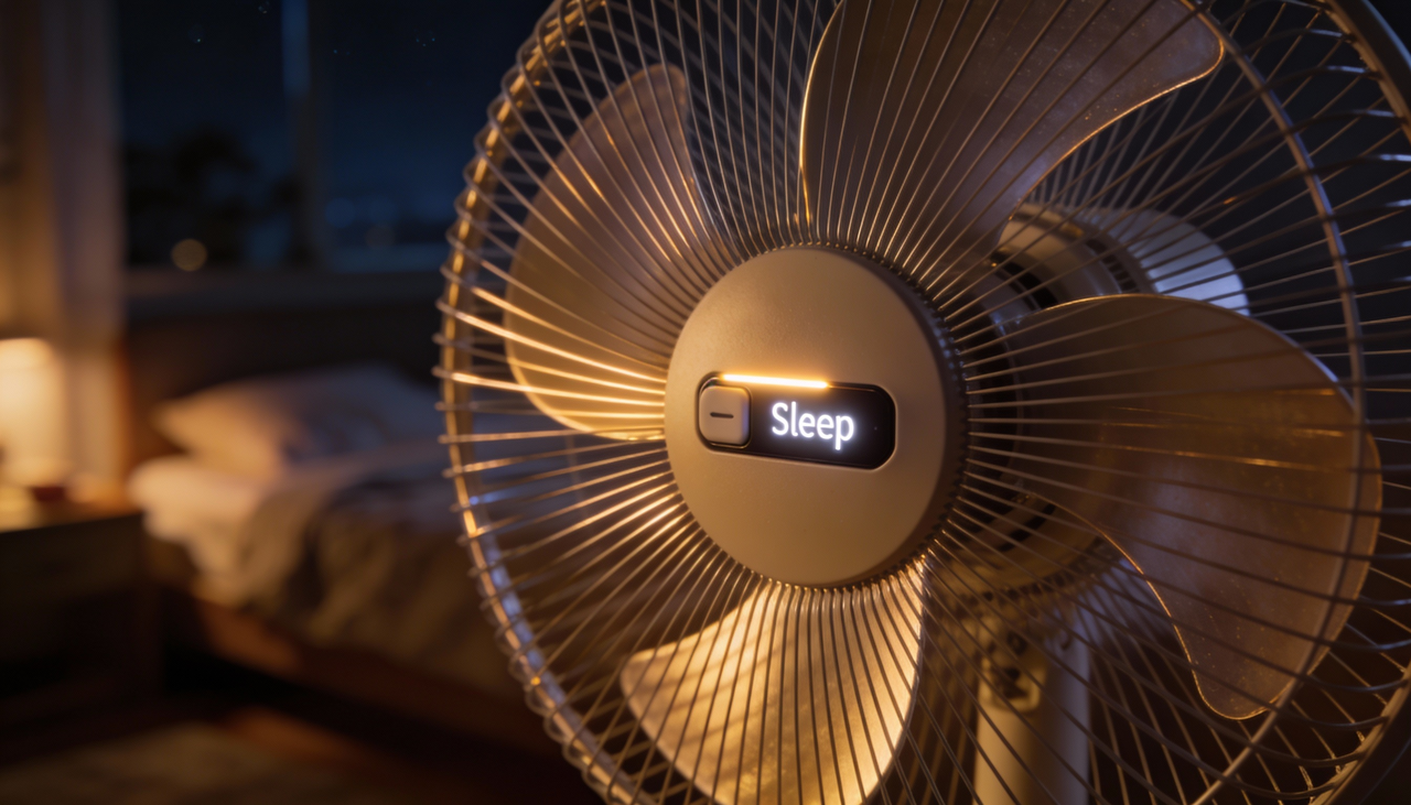O que acontece com o corpo ao dormir com o ventilador ligado a noite toda