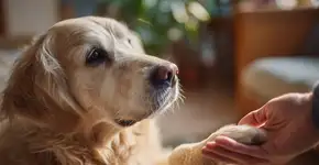 O gesto de dar a pata cachorro revela amor e afeto inesperados