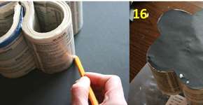 Faça um porta-lápis ecológico reciclando lista telefônica