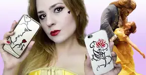 Como fazer uma capa de celular inspirada em ‘A Bela e a Fera’