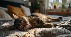 Seu gato dorme de barriga pra cima? Isso pode dizer muito sobre ele