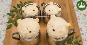 Fofura a cada mordida: Pão Urso na Xícara