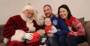 Pai com câncer antecipa Natal para filho ter boas lembranças