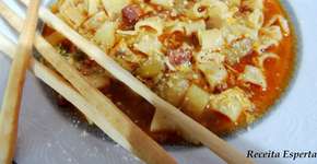 Sopa de macarrãozinho: muito fácil de fazer