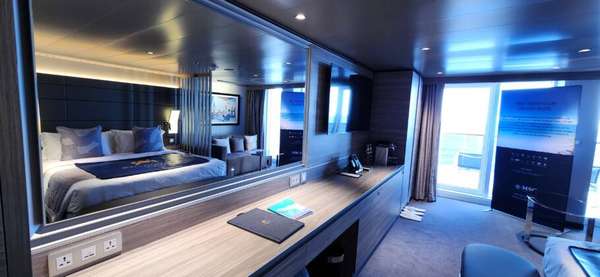 Cabine duplex do MSC Yatch Club, serviço Premium da MSC Cruzeiros 