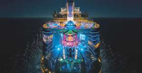 Maior navio de cruzeiro do mundo faz sua 1º viagem