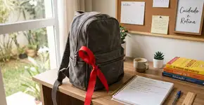 Usar uma fita vermelha amarrada na mochila: para que serve e por que é recomendada?