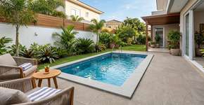 Quanto custa uma piscina pequena? A planilha completa do casco ao acabamento