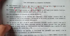 Universidade no RS aplica prova com frase ‘Fora Bolsonaro’