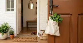 Pendurar um pequeno saco de folhas de manjericão na porta da frente: quais são as vantagens?