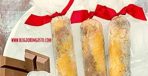 Aprenda a fazer sacolé de Kit Kat recheado com Manteiga de Amendoim