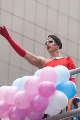 Parada LGBT na avenida Paulista 