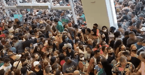 Loja Havan causa enorme aglomeração em Belém e polícia fecha o local