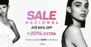 Peças de moda com até 70% de desconto