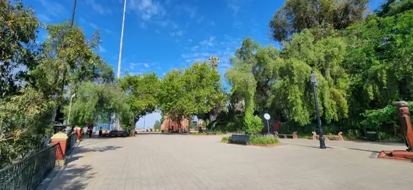 O Cerro Santa Lucia famoso por seus jardins, fontes