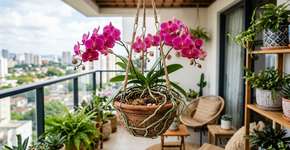 Na Tailândia, para a orquídea durar anos: o macete não é o sol direto, mas nunca deixar água acumulada no pratinho para não apodrecer a raiz