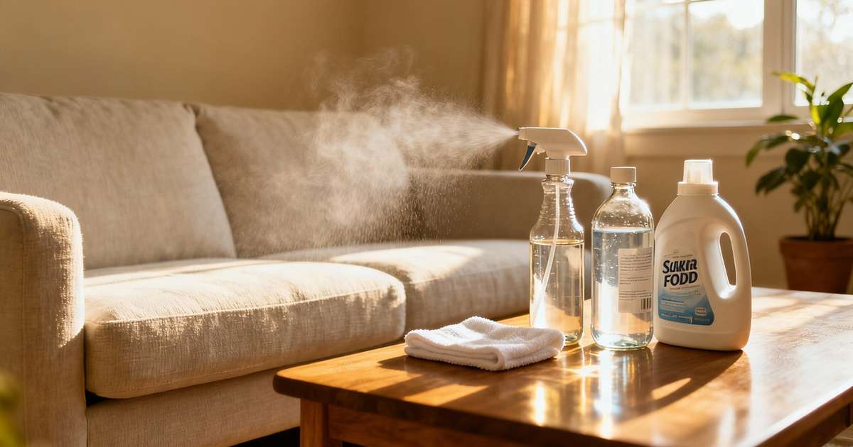 Espirre essa receitinha de 3 ingredientes no seu sofá para ele ficar ...