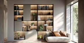 Cansado da bagunça? Conheça estantes modernas que organizam seu espaço