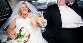 Junto, casal perde 152 kg após se envergonhar de suas fotos do casamento