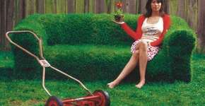 Aprenda a fazer um sofá de grama