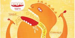 Designer cria infográficos para ensinar anatomia a crianças