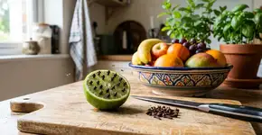 Nas casas mais limpas a cozinha não tem mosquinhas porque usam cravo no limão para espantar os insetos que rondam as frutas