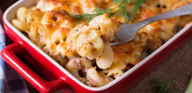 Macarrão de forno completo e ideal para as refeições