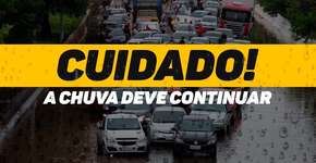 Chuva forte deixa São Paulo debaixo d’água