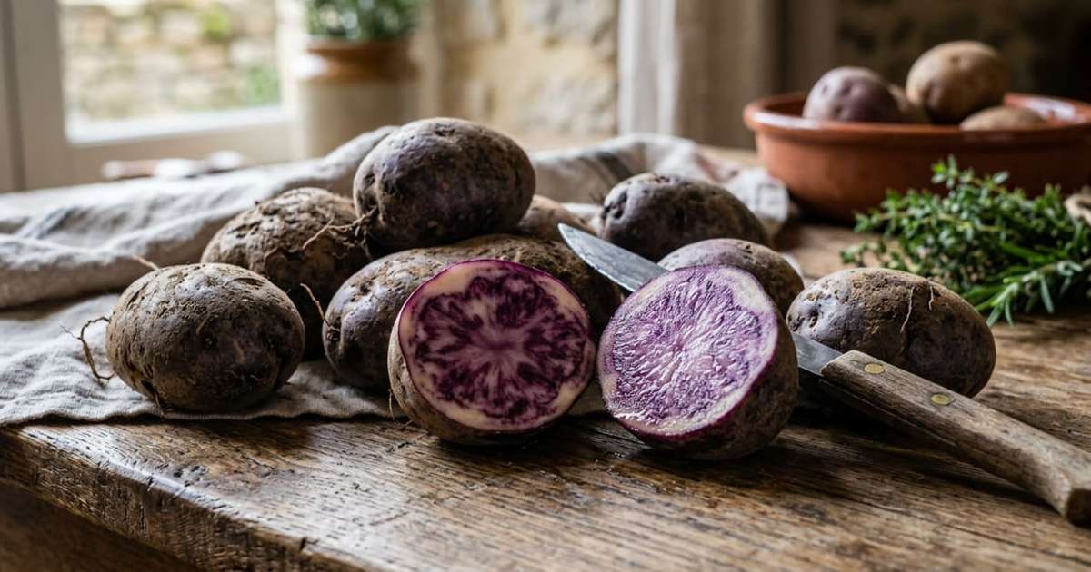 Imagem da notícia Atsegiñe: a inédita batata roxa com elevados antioxidantes e vigor natural transforma a agricultura sustentável