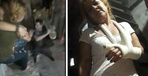 PM é flagrado usando skate para bater em mãe e filho em SP; assista