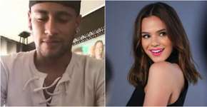 Neymar se irrita ao ver Bruna Marquezine no colo de outro homem